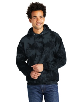 'Port & Company PC144 Men's Crystal Tie-Dye Pullover Hoodie'