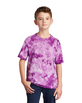 'Port & Company PC145Y Youth Crystal Tie-Dye Tee'