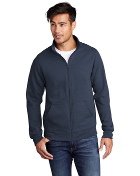 'Port & Company PC78FZ Core Fleece Cadet Full Zip Sweatshirt'