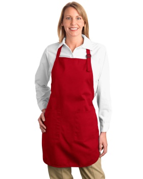 'Port Authority A500 FullLength Apron with Pockets'