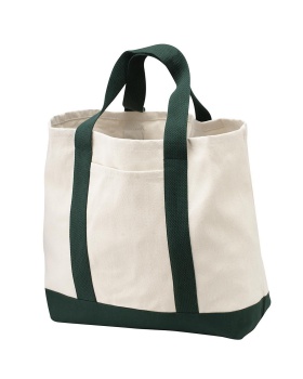 'Port Authority B400 Unisex Two-Tone Shopping Tote'