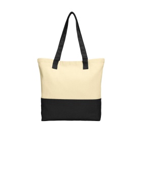 'Port Authority BG414 Unisex Colorblock Cotton Tote'