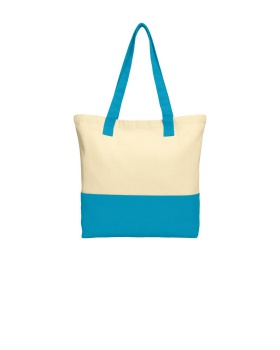 'Port Authority BG414 Unisex Colorblock Cotton Tote'