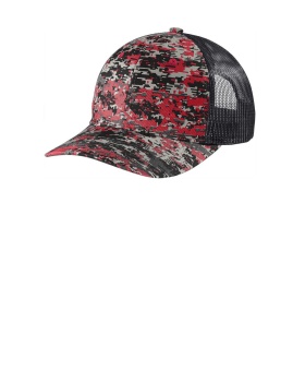 'Port Authority C114 Youth Digi Camo Snapback Trucker Cap'