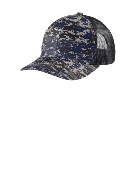 'Port Authority C114 Youth Digi Camo Snapback Trucker Cap'