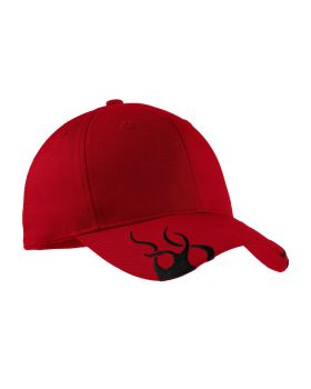 'Port Authority C857 Racing Cap with Flames'