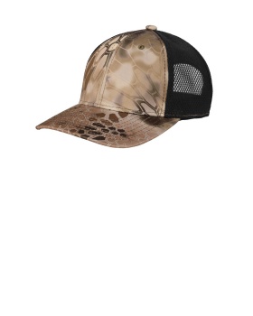 Port Authority C892 Youth Performance Camouflage Mesh Back Snapback Cap