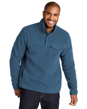 'Port Authority F140 Men's Camp Fleece Snap Pullover'