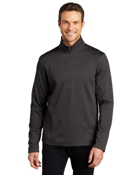 'Port Authority F248 Men's Diamond Heather Fleece 1/4 Zip Pullover'