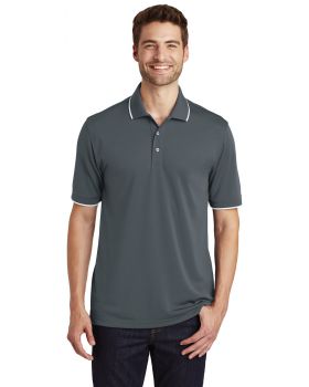 Port Authority K111 Dry Zone UV MicroMesh Tipped Polo