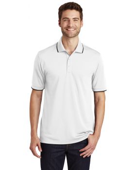 'Port Authority K111 Men's Dry Zone UV Micro-Mesh Tipped Polo'