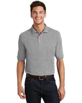 'Port Authority K420P Knit Polo Sport Shirt with Pocket'