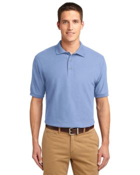 Port Authority K500 Silk Touch Polo Flat Knit Collar and Cuffs