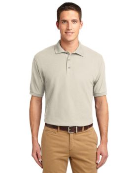 Port Authority K500 Silk Touch Polo Flat Knit Collar and Cuffs