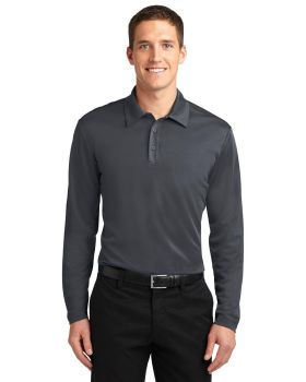 'Port Authority K540LS Silk Touch Performance Long Sleeve Polo Shirt'