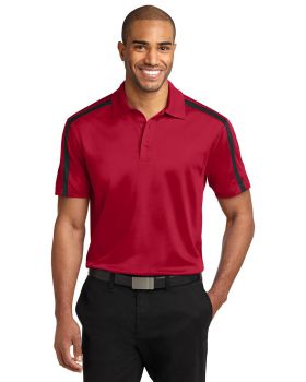 'Port Authority K547 Silk Touch Performance Colorblock Stripe Polo'