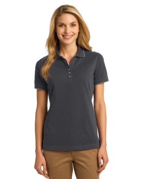 'Port Authority L454 Ladies Rapid Dry Tipped Polo'