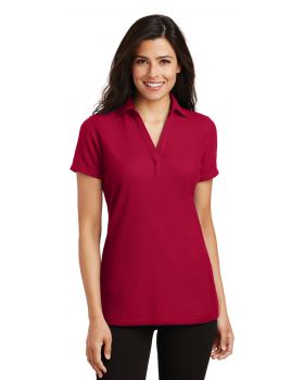 'Port Authority L5001 Ladies Silk Touch Y-Neck Polo'