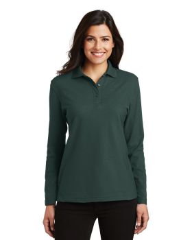 Port Authority L500LS Ladies Silk Touch Long Sleeve Sport Shirt