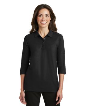 'Port Authority L562 Women’s Silk Touch 3/4-Sleeve Sport Shirt'