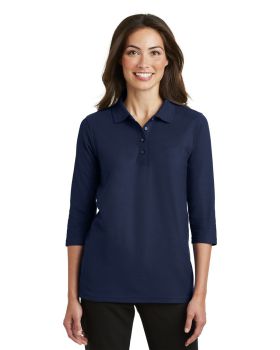 Port Authority L562 Women’s Silk Touch 3/4-Sleeve Sport Shirt