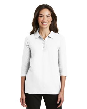 'Port Authority L562 Women’s Silk Touch 3/4-Sleeve Sport Shirt'