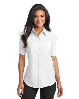 Port Authority L659 Ladies Short Sleeve SuperPro Oxford Shirt