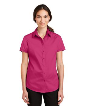 'Port Authority L664 Ladies Short Sleeve SuperPro Twill Shirt'