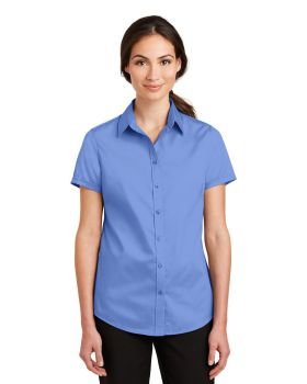 'Port Authority L664 Ladies Short Sleeve SuperPro Twill Shirt'