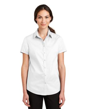 Port Authority L664 Ladies Short Sleeve SuperPro Twill Shirt