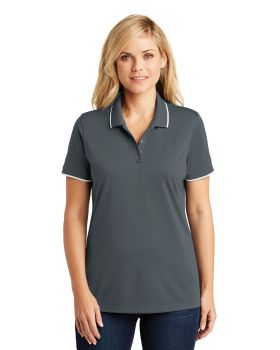 'Port Authority LK111 Women's Dry Zone UV Micro-Mesh Tipped Polo'