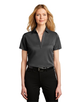 'Port Authority LK542 Ladies Heathered Silk Touch  Performance Polo.'