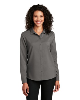 'Port Authority LW401 Ladies Long Sleeve Performance Staff Shirt'