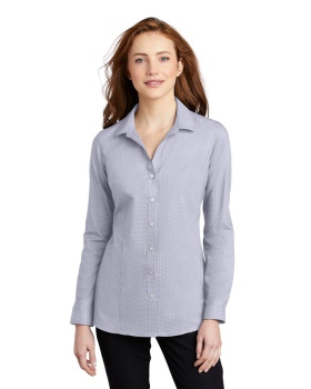 Shop Ladies' Pincheck Easy Care Shirt | Port Authority