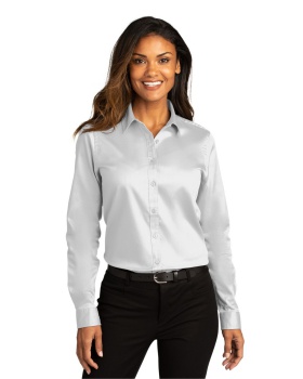 Port Authority LW808 Ladies Long Sleeve SuperPro React Twill Shirt.