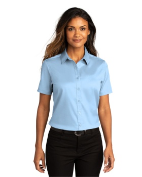 'Port Authority LW809 Ladies' Short Sleeve SuperPro React Twill Shirt'