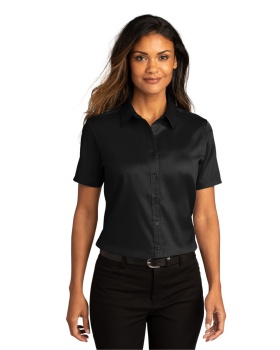 'Port Authority LW809 Ladies Short Sleeve SuperPro React Twill Shirt.'