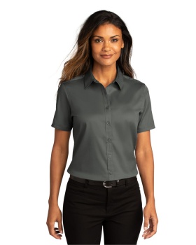 'Port Authority LW809 Ladies' Short Sleeve SuperPro React Twill Shirt'