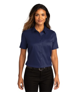 'Port Authority LW809 Ladies' Short Sleeve SuperPro React Twill Shirt'