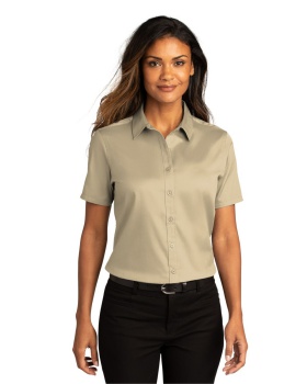 'Port Authority LW809 Ladies' Short Sleeve SuperPro React Twill Shirt'