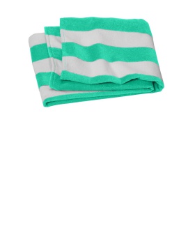 'Port Authority PT45 Value Cabana Stripe Beach Towel'