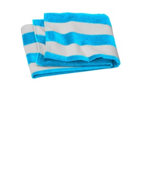 'Port Authority PT45 Value Cabana Stripe Beach Towel'