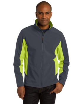 'Port Authority TLJ318 Tall Core Colorblock Soft Shell Jacket'