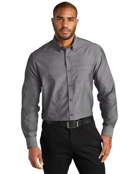 'Port Authority W382 Men's Long Sleeve Chambray Easy Care Shirt'