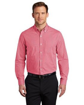 'Port Authority W644 Broadcloth Gingham Easy Care Shirt'