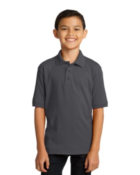 'Port & Company KP55Y Youth Core Blend Jersey Knit Polo'