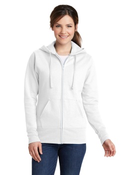 Port & Company LPC78ZH Ladies Core Fleece Full-Zip Hooded Sweatshirt