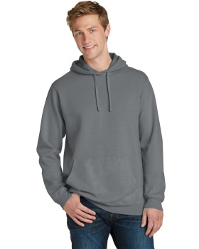 'Port & Company PC098H Pigment-Dyed Pullover Hooded Sweatshirt'
