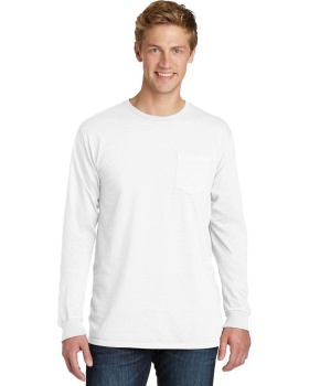 Port & Company PC099LSP Pigment-Dyed Long Sleeve Pocket Tee