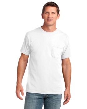 Port & Company PC54P Men's Port Authority Cotton Pocket T-Shirt